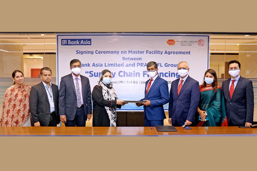 Agreement for supply chain financing signed between Bank Asia and PRAN-RFL