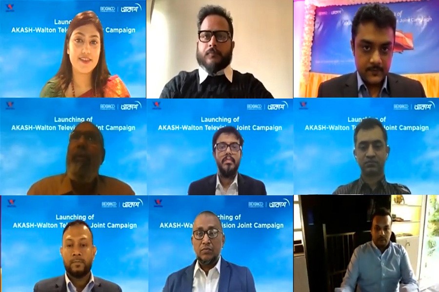 Walton TV customers to receive 10pc  cash back on Akash connection