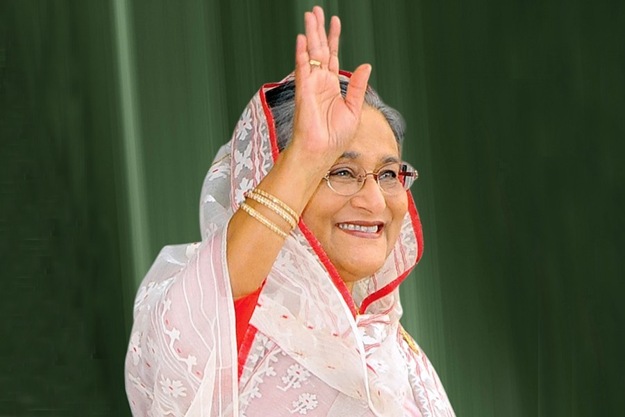 প্রধানমন্ত্রী শেখ হাসিনা। ফাইল ফটো