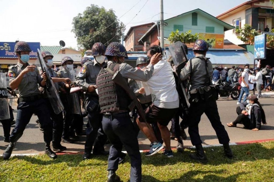 Myanmar police launch most extensive crackdown