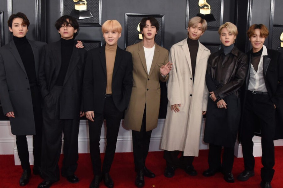K-pop band BTS named world's best-selling artists of 2020