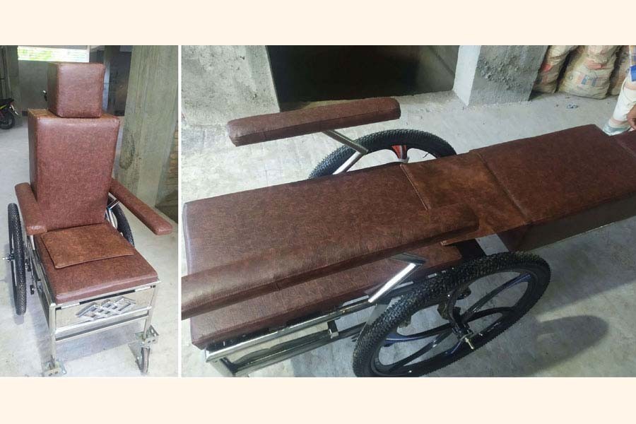 রুয়েট দলের তৈরি করা স্মার্ট হুইলচেয়ার — এফই ছবি