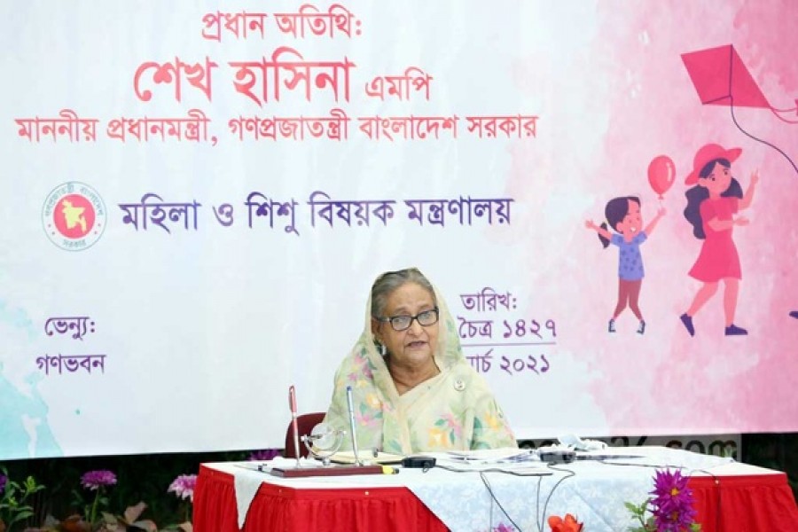 অন্যায় দেখলে প্রতিবাদ কর: শিশুদের বললেন প্রধানমন্ত্রী