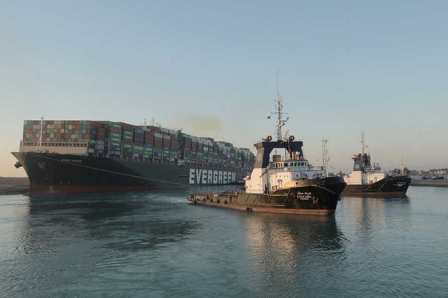 Traffic in Suez Canal resumes after stranded ship refloated