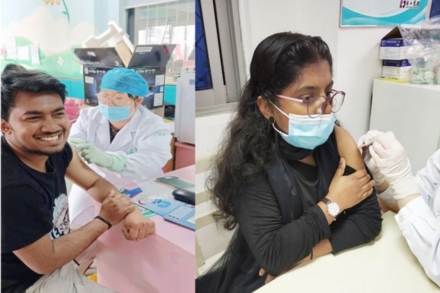 কোভিড-১৯: চীনে টিকা নিচ্ছেন বাংলাদেশি শিক্ষার্থীরা