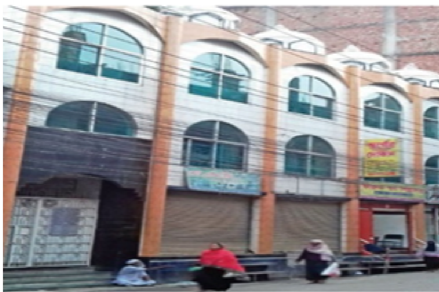 Time schedule at two mosques in Luxmibazar