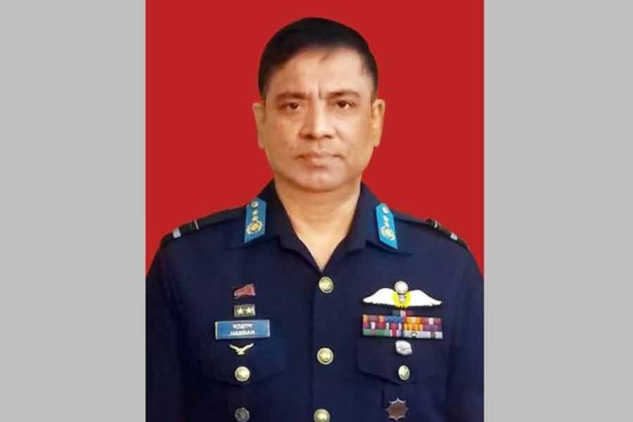 Air chief adorned with new Air Marshal rank badge