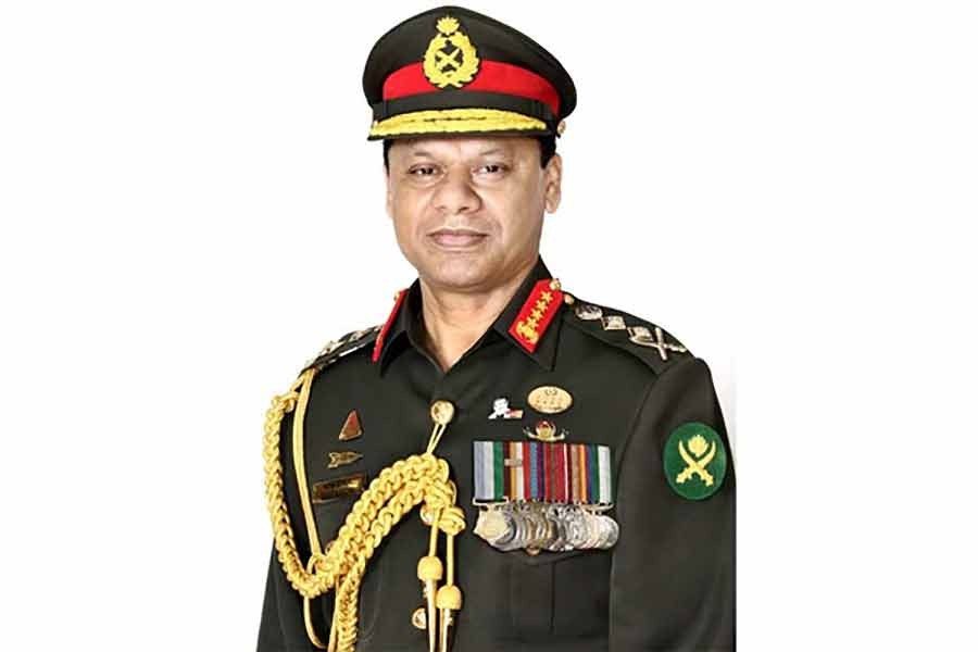সেনাপ্রধান এস এম শফিউদ্দিন আহমেদ। ছবি: আইএসপিআর