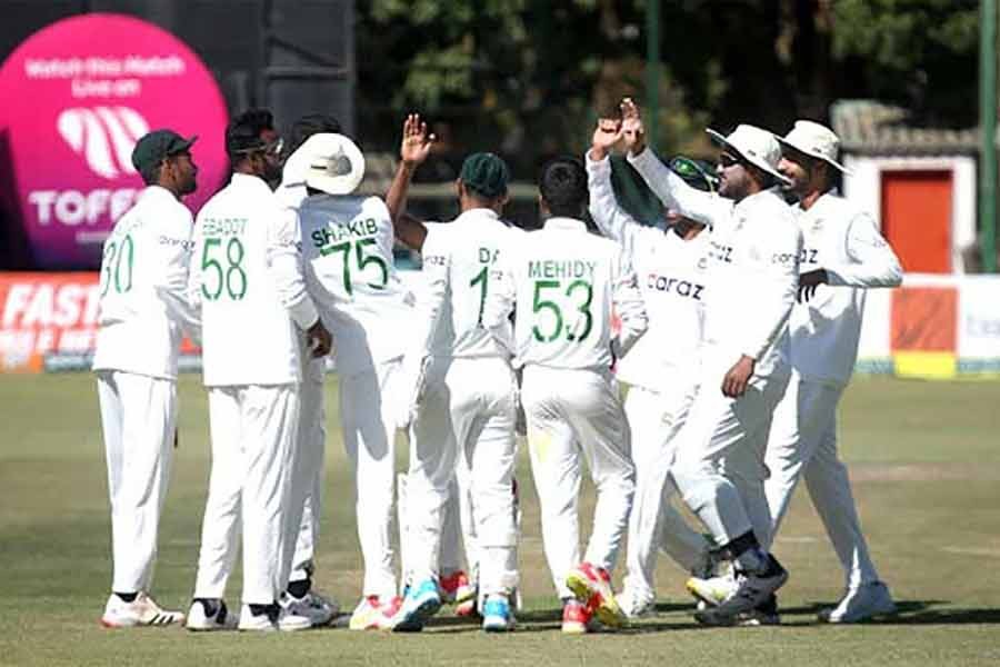 হারারে টেস্টে রেকর্ড গড়া জয় পেল বাংলাদেশ