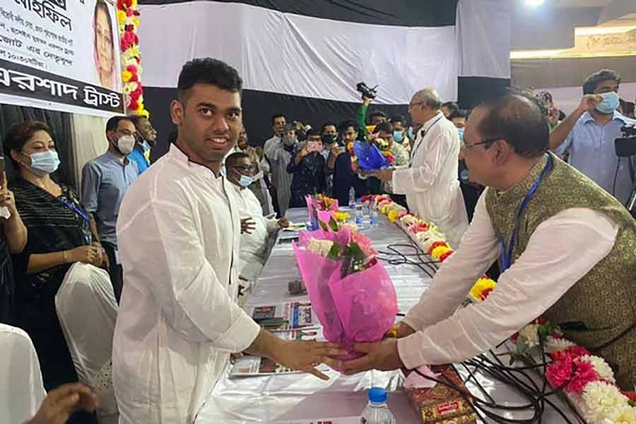 জাতীয় পার্টির ‘নতুন কমিটি’ ঘোষণা করলেন এরশাদের ছেলে এরিক