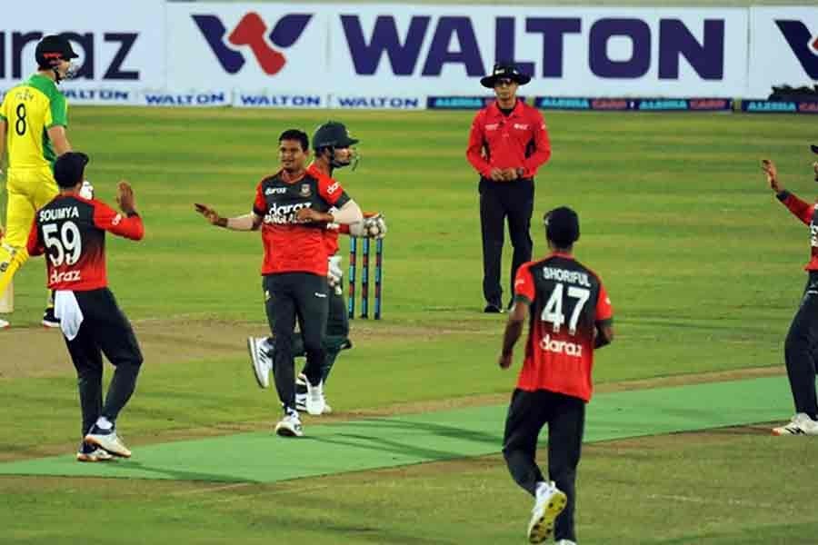 টি-টোয়েন্টিতে অস্ট্রেলিয়ার বিপক্ষে প্রথম জয় পেল বাংলাদেশ