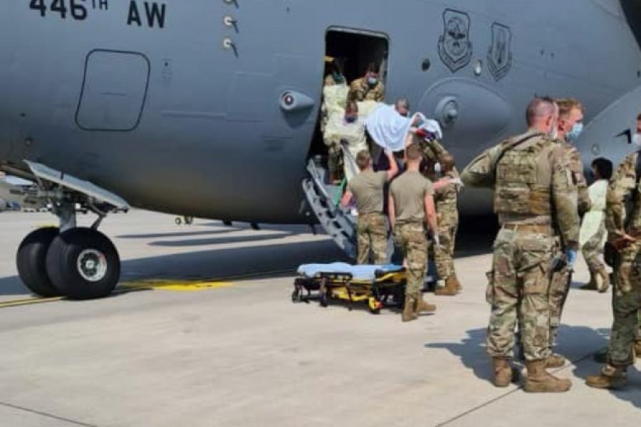 Image credit: Air Mobility Command @AirMobilityCmd via Skynews
