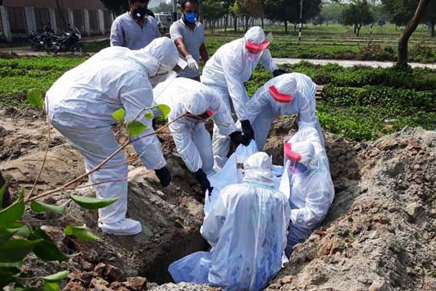 দেশে করোনাভাইরাসে আরও ৩৮ জনের মৃত্যু, শনাক্ত ১৯০৭