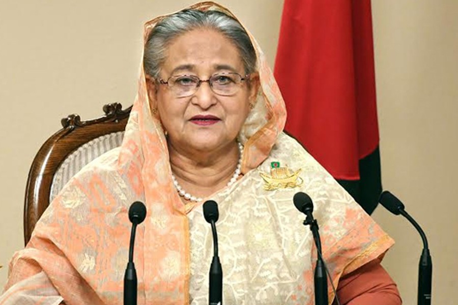 প্রধানমন্ত্রী শেখ হাসিনা।