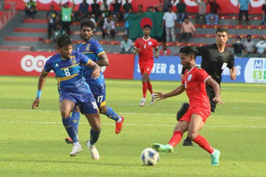 সাফ চ্যাম্পিয়নশিপে বাংলাদেশের শুভসূচনা, উদ্বোধনী ম্যাচে শ্রীলঙ্কাকে হারাল লাল-সবুজের দল