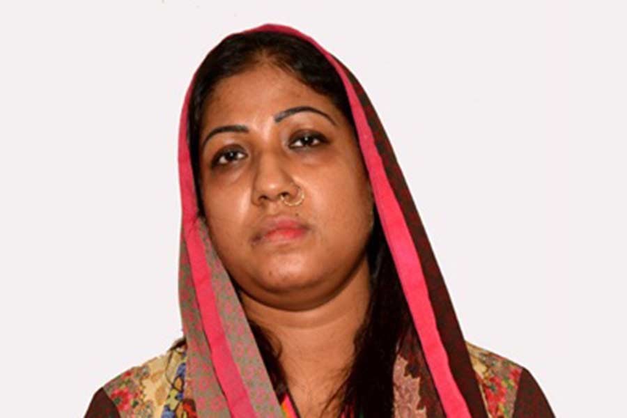 গ্রেপ্তার নুসরাত শাহরিন রাকা।