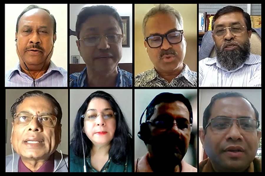 শনিবার ‘জাতিসংঘের নীতিকাঠামোর আলোকে বাংলাদেশের তৈরী পোশাক খাতে শ্রম ও কর্ম পরিবেশের উন্নয়ন’ শীর্ষক ভার্চুয়াল আলোচনা সভায় বক্তারা