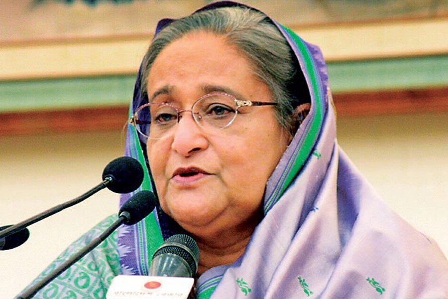প্রধানমন্ত্রী শেখ হাসিনা — ফাইল ছবি