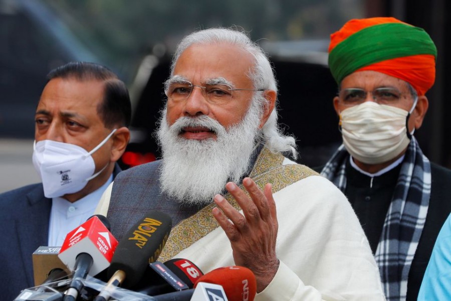 ভারতের প্রধানমন্ত্রী নরেন্দ্র মোদী  — রয়টার্স ফাইল ছবি