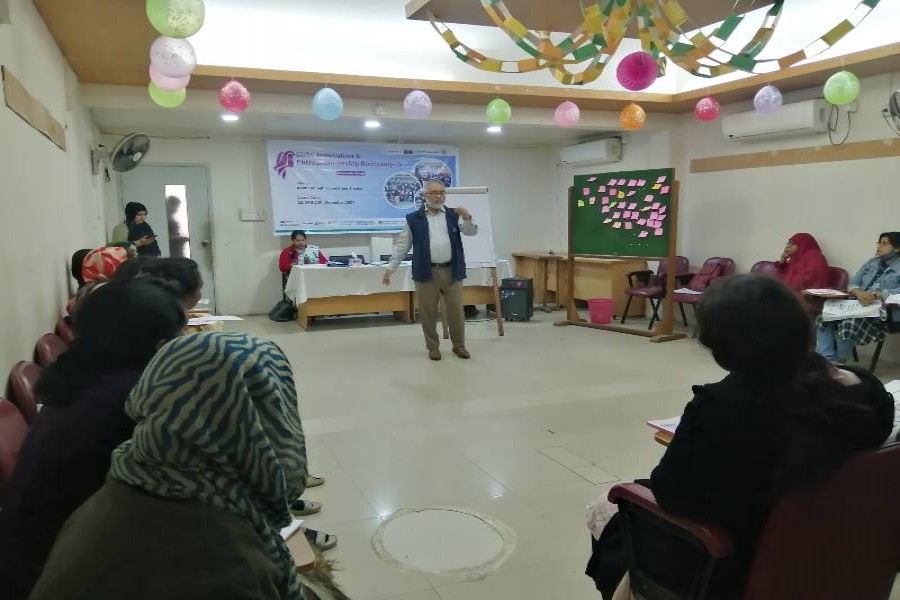 শুরু হল চতুর্থ জিআইবিসি বুটক্যাম্প: অংশ নিল বিভিন্ন জেলার মেয়েরা