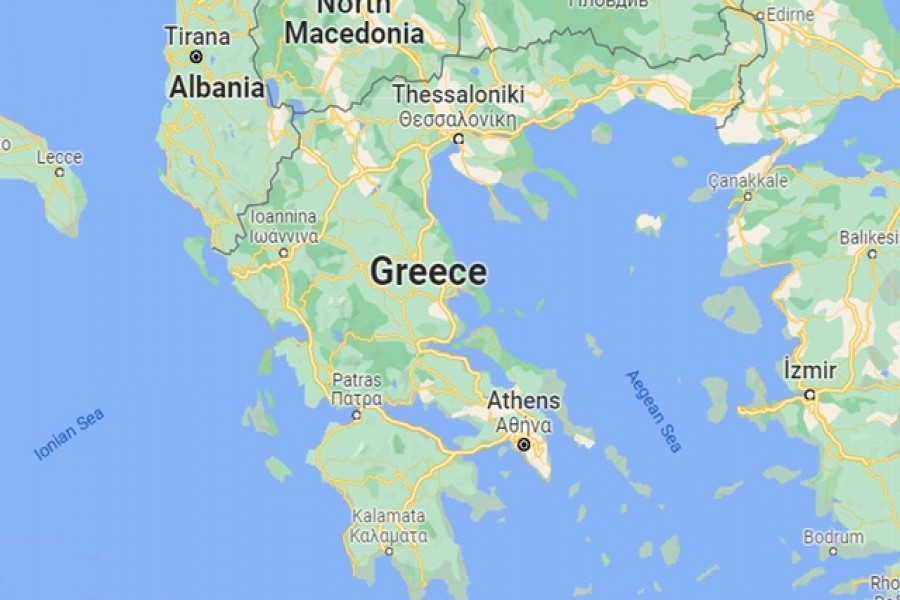 Map of Greece/ Google Maps