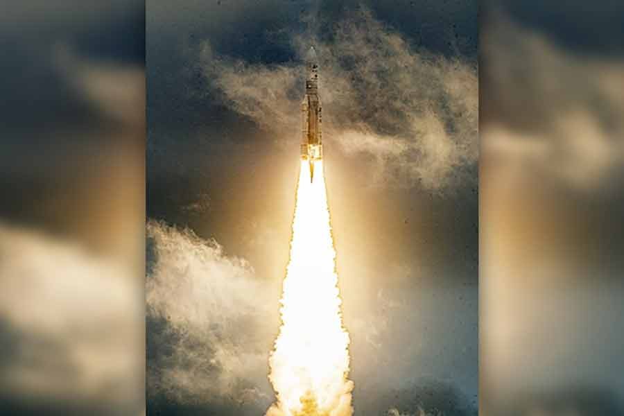 শনিবার বাংলাদেশ সময় সন্ধ্যা ৬:২০ মিনিটে রওনা হয় ‘জেমস ওয়েব স্পেস টেলিস্কোপ’। ছবি: নাসা