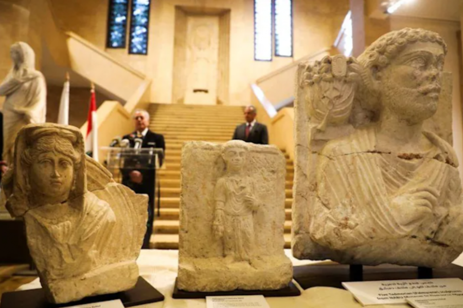Lebanese museum returns artefacts from Syria's ancient city