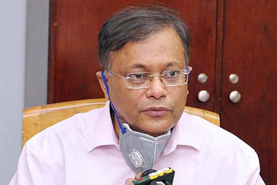 তথ্য ও সম্প্রচারমন্ত্রী হাছান মাহমুদ