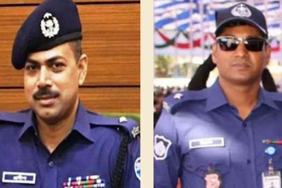 টেকনাফ থানার সাবেক ভারপ্রাপ্ত কর্মকর্তা (ওসি) প্রদীপ কুমার দাশ ও বাহারছড়া তদন্ত কেন্দ্রের সাবেক পরিদর্শক লিয়াকত আলী