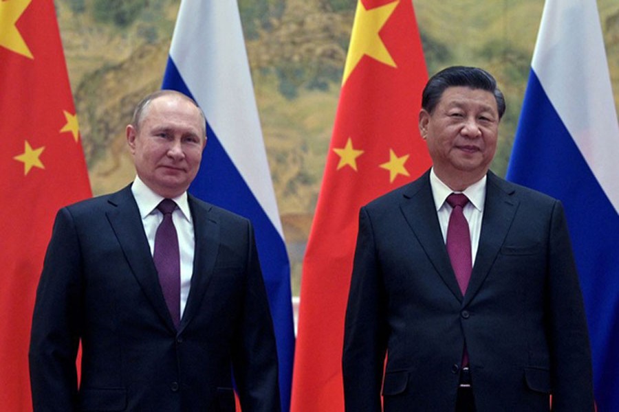 Putin arrives in Beijing amid rising tension with West