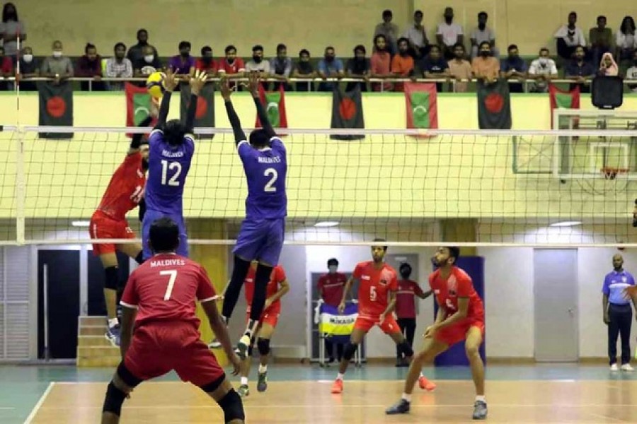 ভলিবলে মালদ্বীপকে হারাল বাংলাদেশ