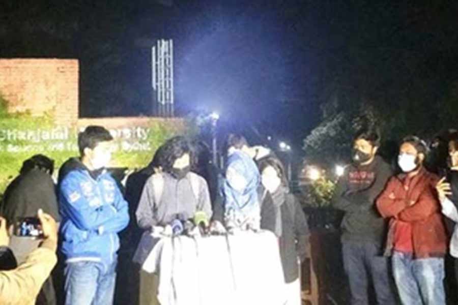 আন্দোলন প্রত্যাহার করেছেন শাহজালাল বিশ্ববিদ্যালয়ের শিক্ষার্থীরা