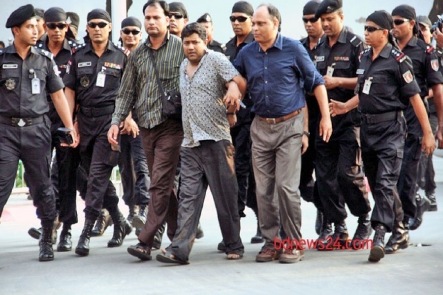 ভবন ধসের পর ২০১৩ সালেই গ্রেপ্তার করা হয় রানা প্লাজার মালিক সোহেল রানাকে। ফাইল ছবি