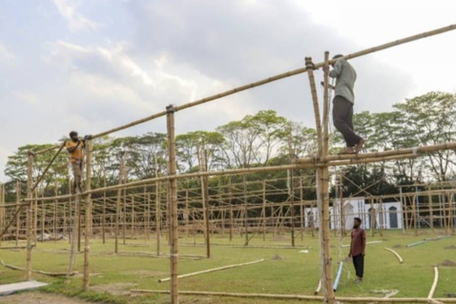 জাতীয় ঈদগাহে গরম কমাতে ৭০০ পাখা