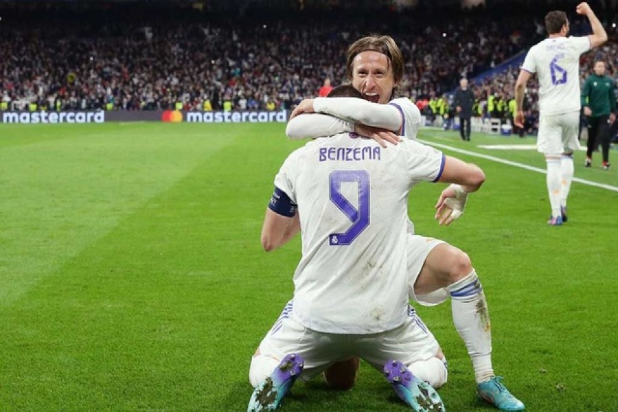 রূপকথার প্রত্যাবর্তনে সিটিকে হারিয়ে ফাইনালে রিয়াল