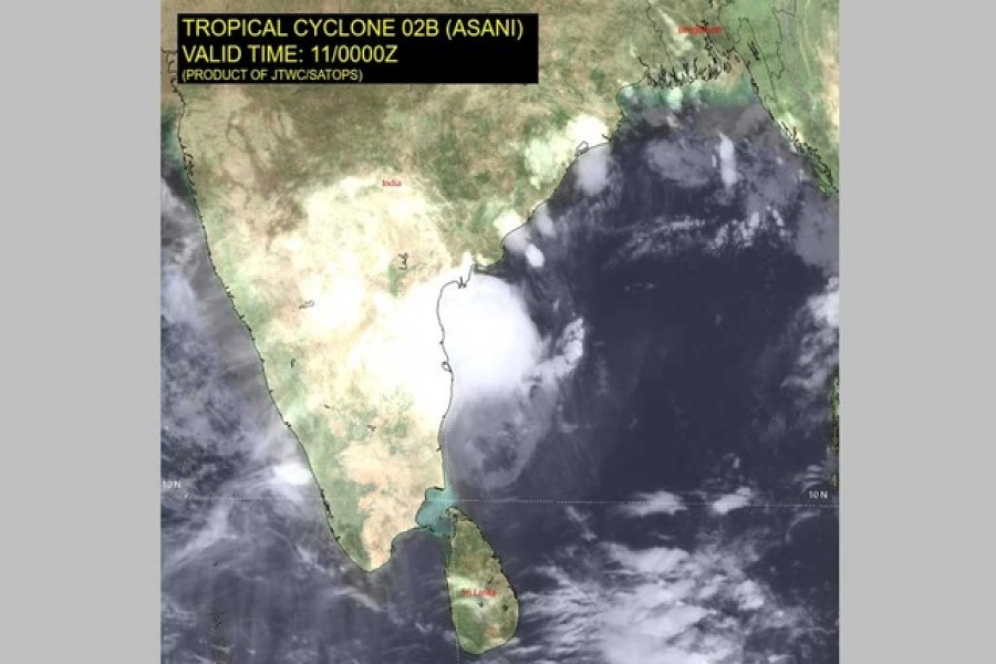 শক্তি হারিয়ে 'আসানি' পরিণত ঘূর্ণিঝড়ে, যাচ্ছে অন্ধ্রে