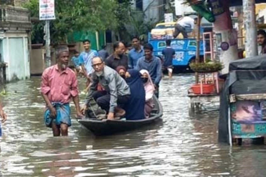 দেড় যুগে এমন বন্যা দেখেনি সিলেটের মানুষ