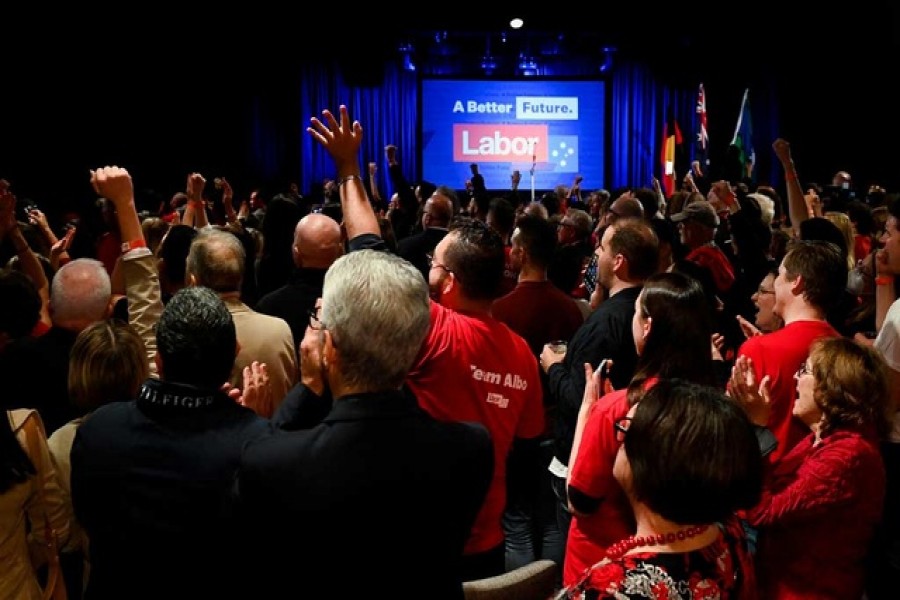 অস্ট্রেলিয়ায় লেবার পার্টির জয়