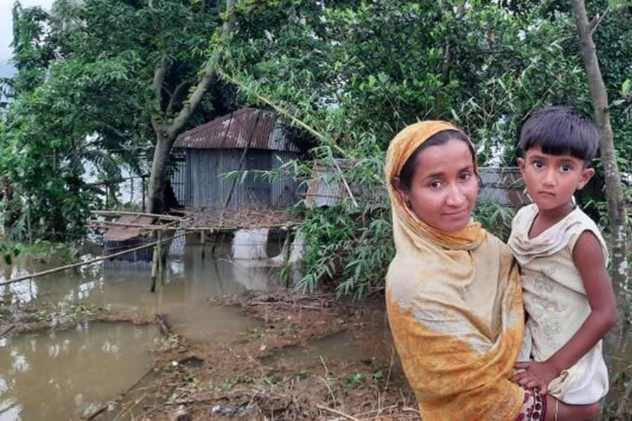 Over 1.5m children at risk as floods hit Bangladesh, says UNICEF