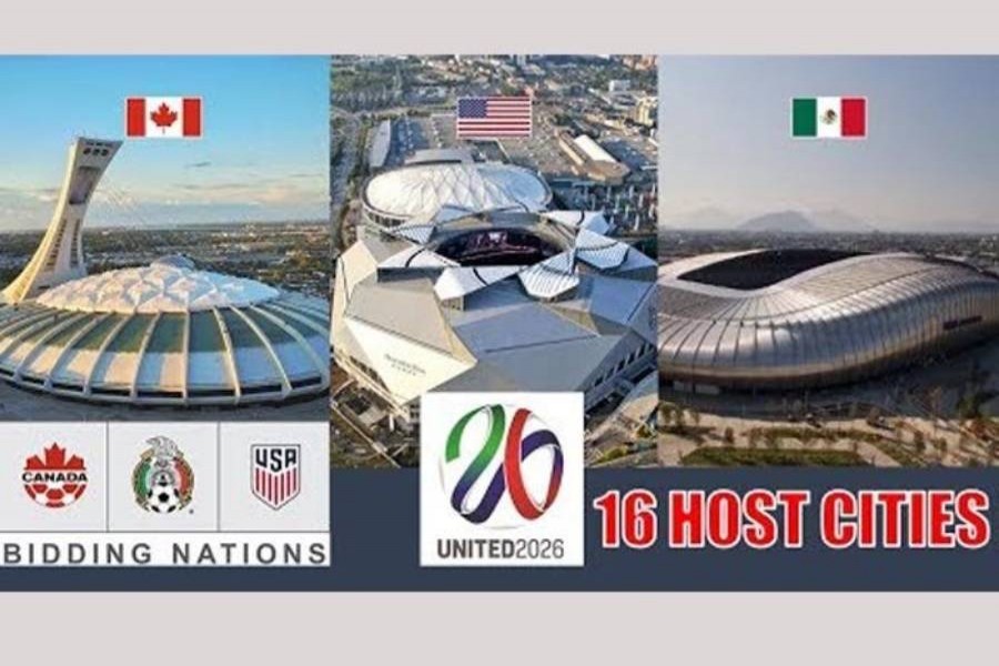 ২০২৬ সালের ফিফা বিশ্বকাপের ভেন্যু চূড়ান্ত 