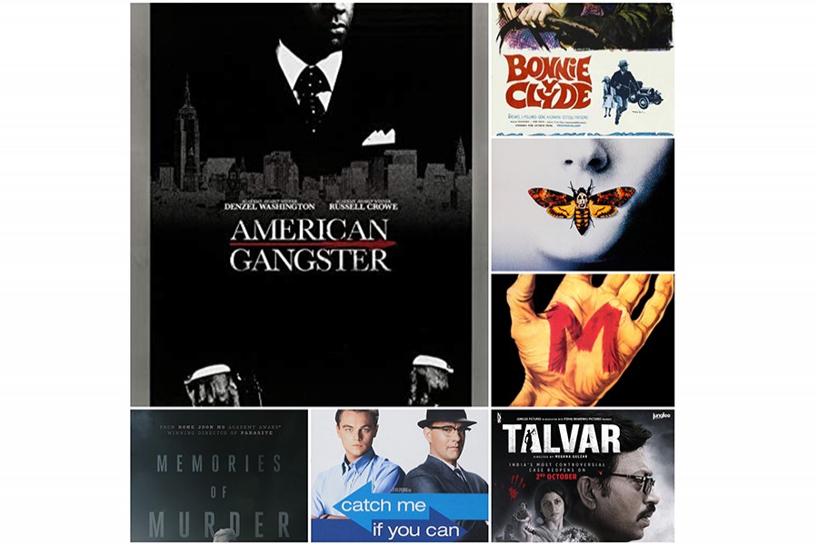 বাস্তবের অপরাধ জগতের ঘটনার ওপর নির্মিত সাত চলচ্চিত্র