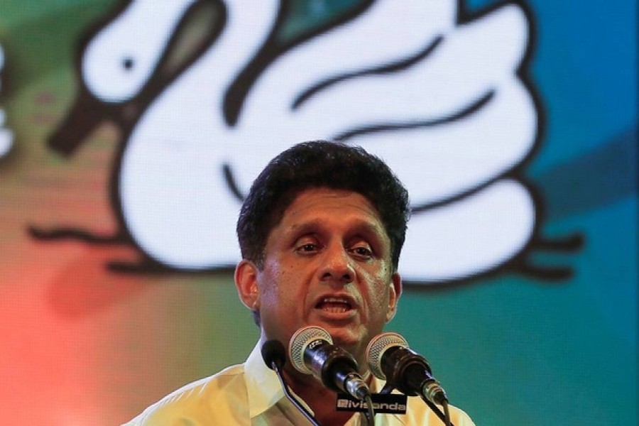 শ্রীলঙ্কার প্রেসিডেন্ট হতে চান বিরোধী দলের নেতা সাজিথ প্রেমাদাসা