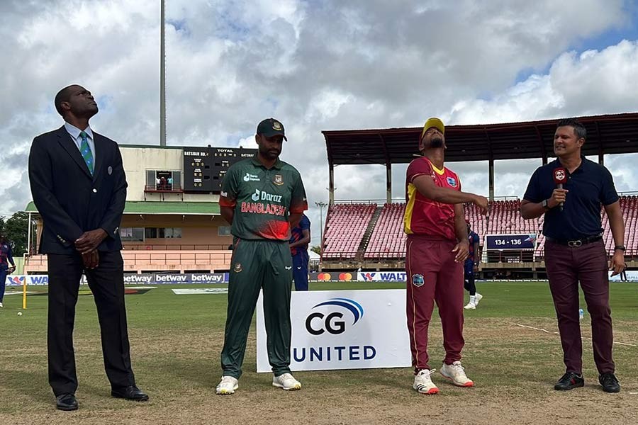 Tigers win toss, opt to bowl first in second ODI against West Indies