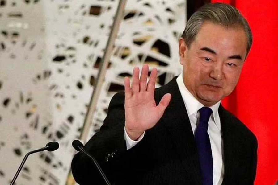 চীনা পররাষ্ট্রমন্ত্রী ওয়াং ই। ফাইল ছবি।