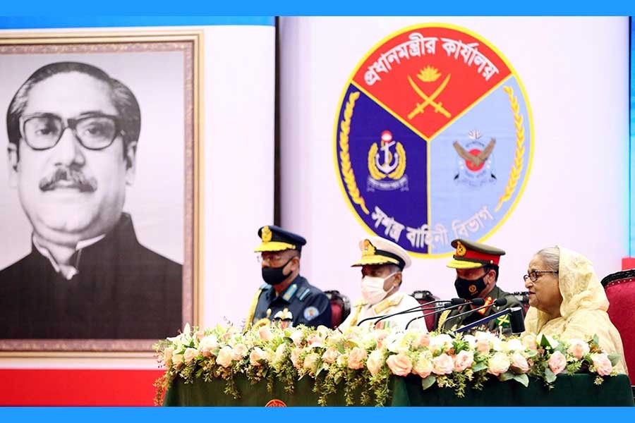 অন্য দলের মুক্তিযোদ্ধাদের অবদানও খাটো করে দেখা হয়নি: প্রধানমন্ত্রী