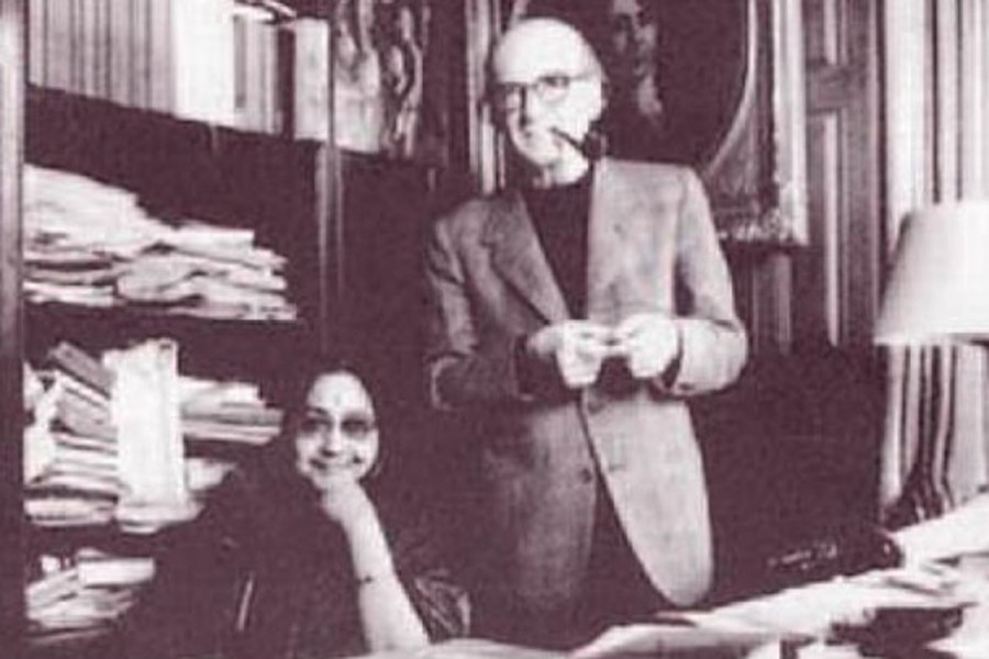 প্রৌঢ়ত্বে যুগলের দেখা। ছবি: গুডরিডস