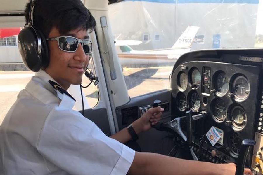 At 14, Sharjah boy flies plane solo, breaks world record