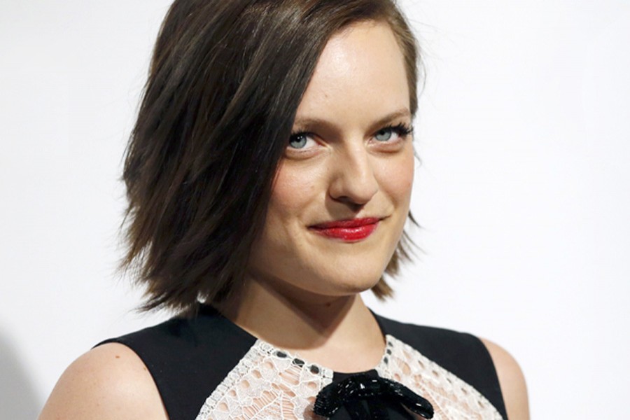 Elisabeth Moss wins the Emmy for best actress in a drama role. - File photo