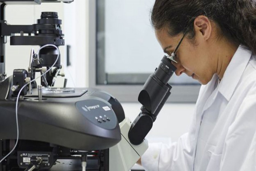 Dr Kathy Niakan in the Crick laboratories where the embryos were modified