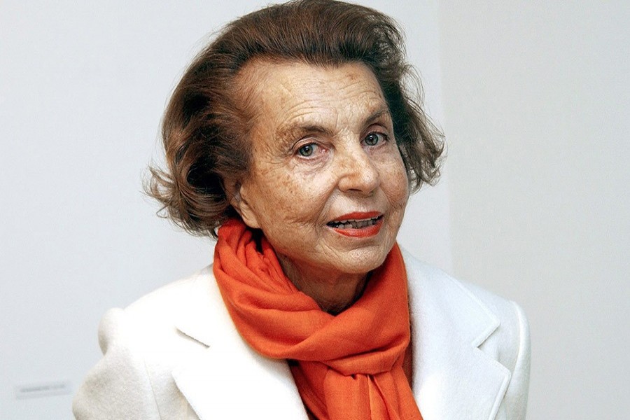 With an estimated 2017 net worth of 33 billion euros ($40 billion), Liliane Bettencourt was the world's richest woman. - AP file photo